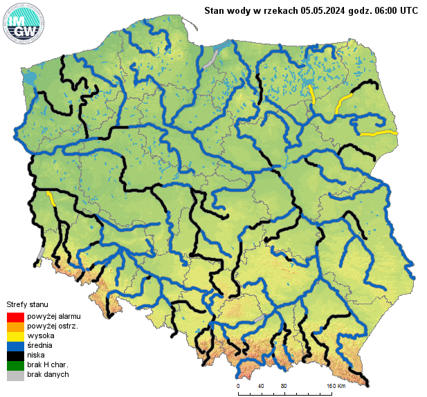 Hydrologia - stan rzek w Polsce